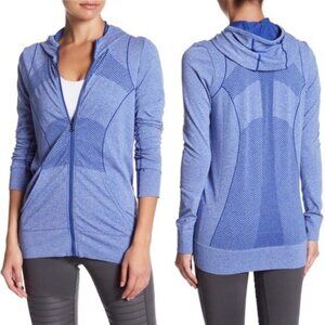 Zella Full Zip Hoodie | Athletic Jacket | Lightweight | Periwinkle Blue